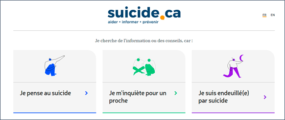 Prévention Du Suicide – Le Service Numérique Québécois D’intervention En Prévention Du Suicide Disponible 24 Heures Sur 24, 7 Jours Sur 7